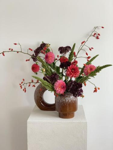 dahlia arrangement
